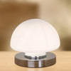 Swirl/Circle Opal Dome Table Lamp Chrome LED Light Bedside Room Decor Finish