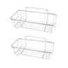 2x Shower Caddy Bathroom Suction Shelf Storage Shampoo Soap Holder No Drill