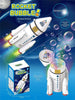 Space Rocket Bubble Machine Maker Automatic Bubble Blower Design Kids Toy