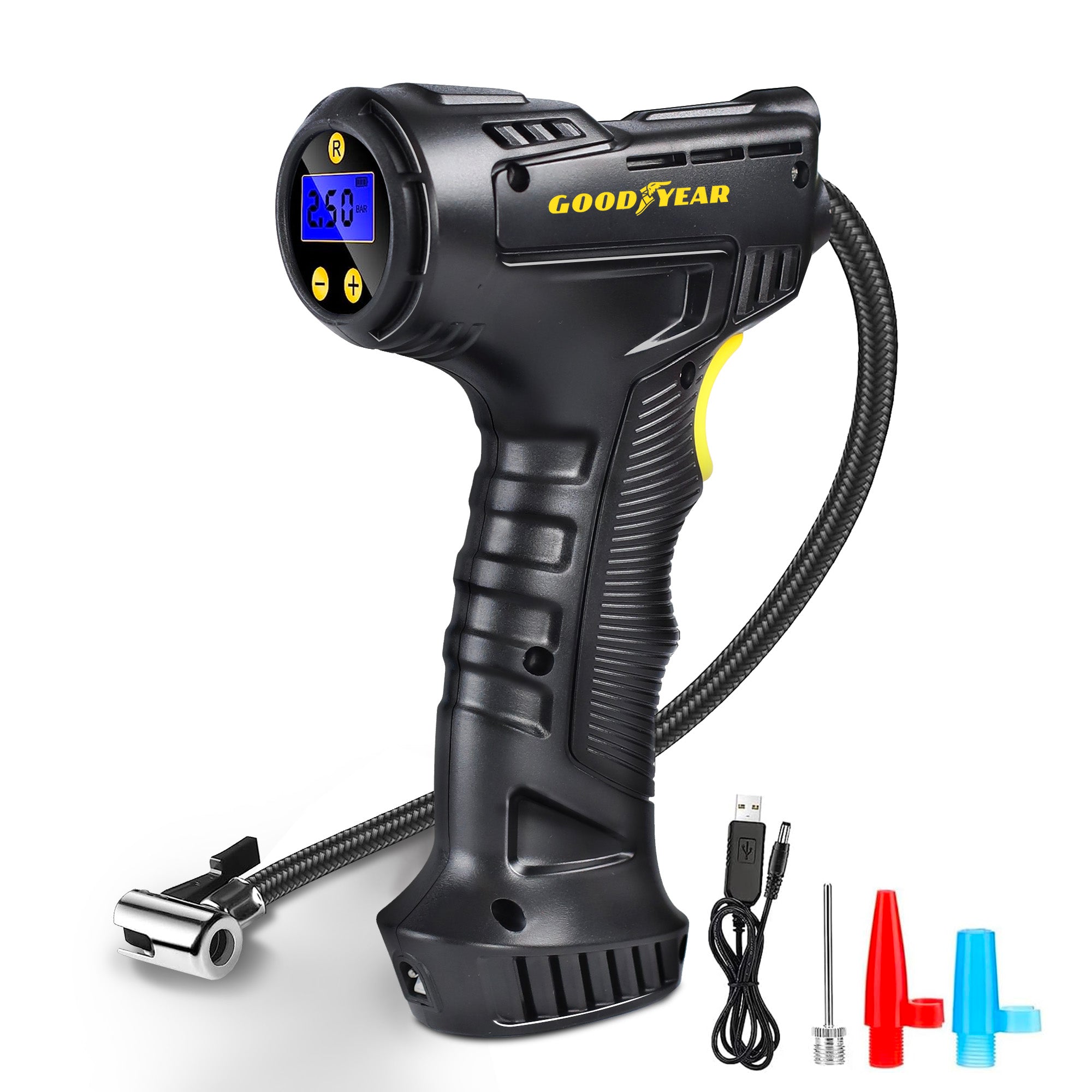 Goodyear Cordless Digital Display Car Tyre Inflator Compressor | No Wires |