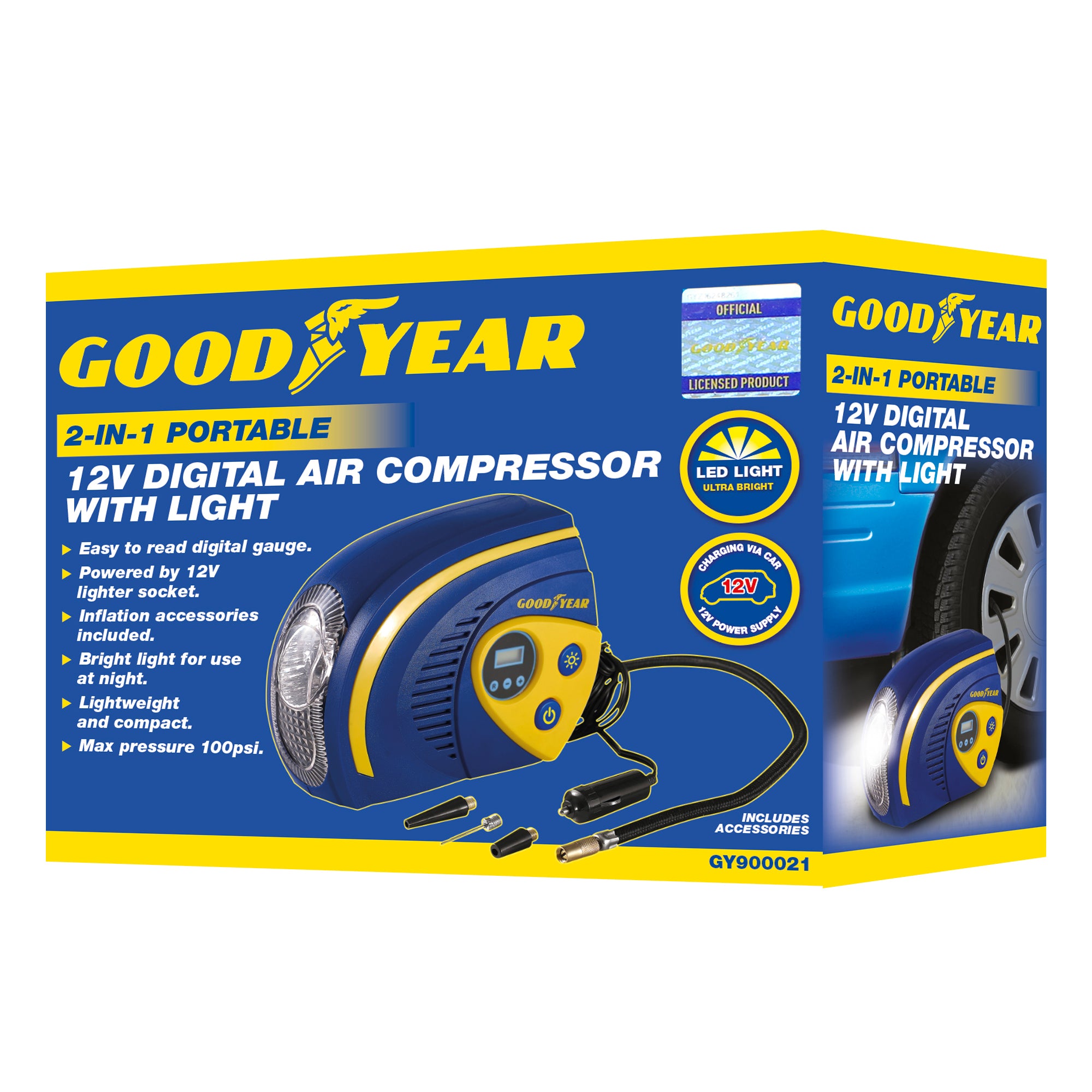 Goodyear Digital Car Tyre Air Inflator Compressor|Inflatables|Swimming Pool