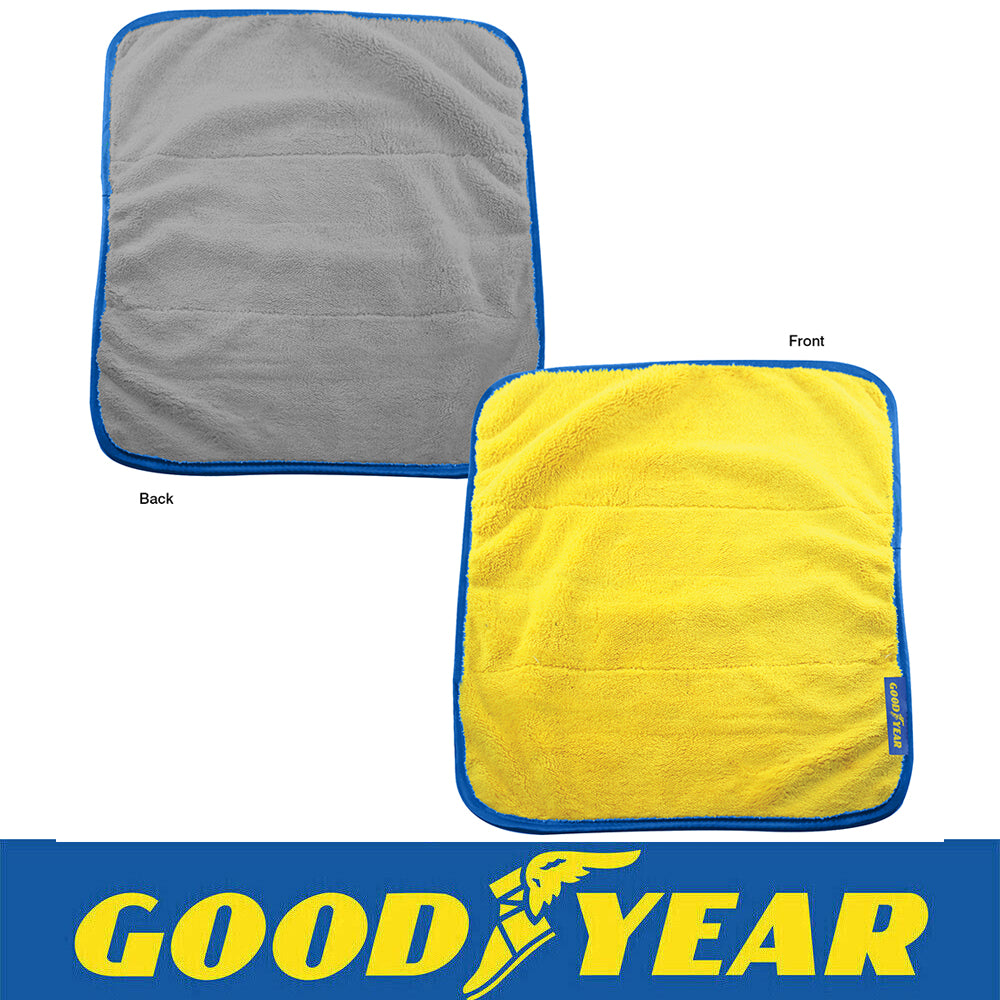 Goodyear Ultra Absorbent Pro Valet Car Wash Microfiber Cloth Cleaning XL 90x60cm