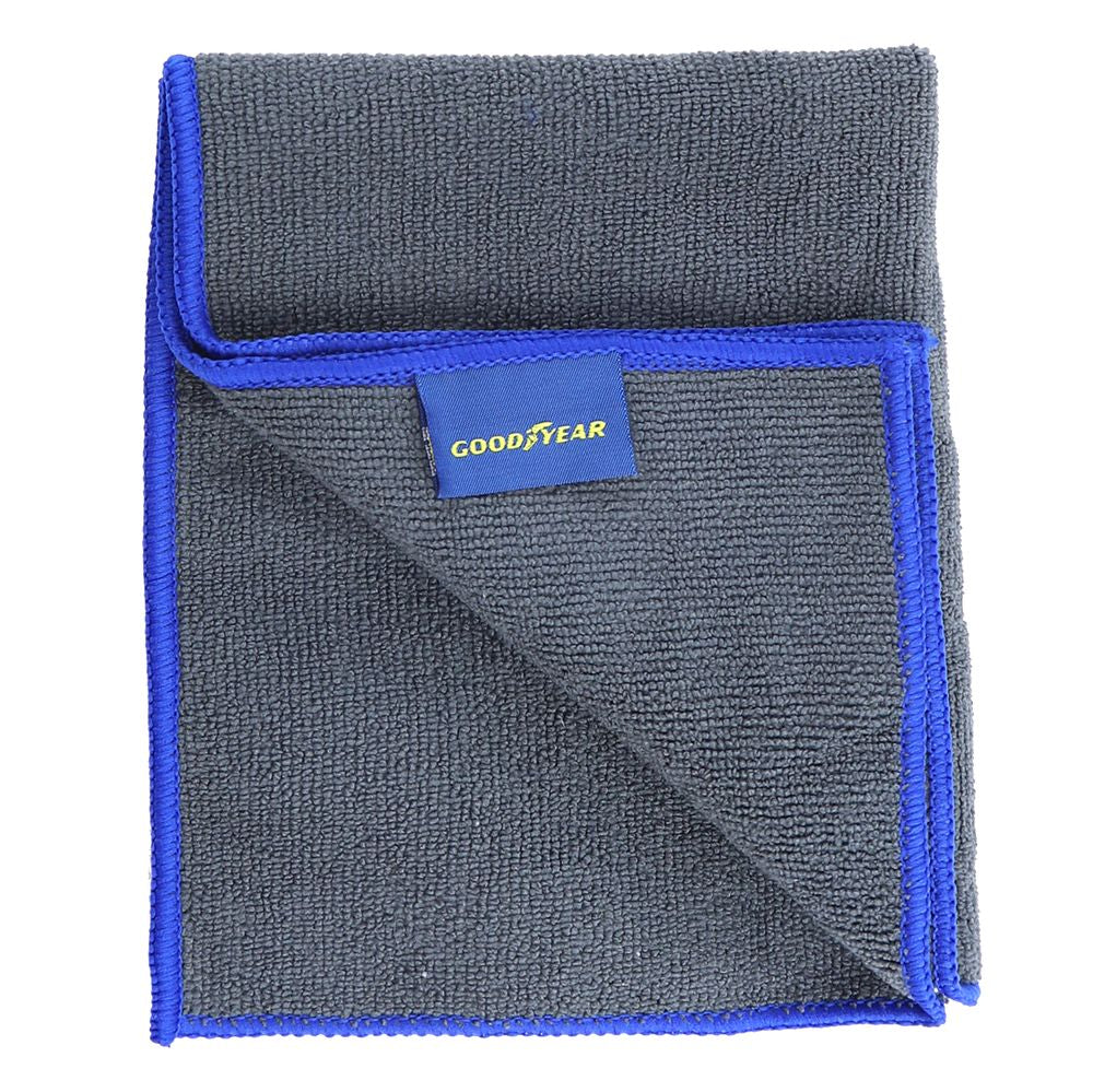 12Pcs Goodyear Microfibre Car Cloth Set Wash Buff Cleaning Drying Towel 40x30cm