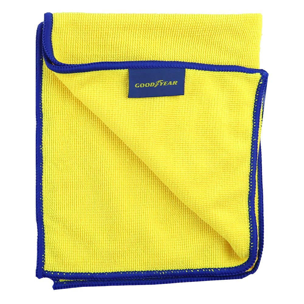 12Pcs Goodyear Microfibre Car Cloth Set Wash Buff Cleaning Drying Towel 40x30cm