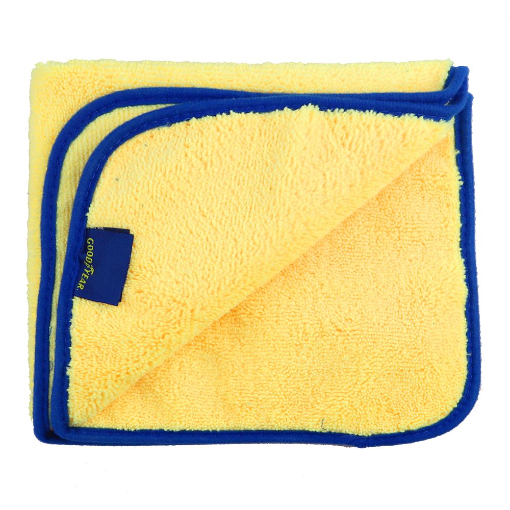 5Pcs Goodyear Microfibre Buffing Cleaning Polishing Lint Free Towel Cloth 40x40