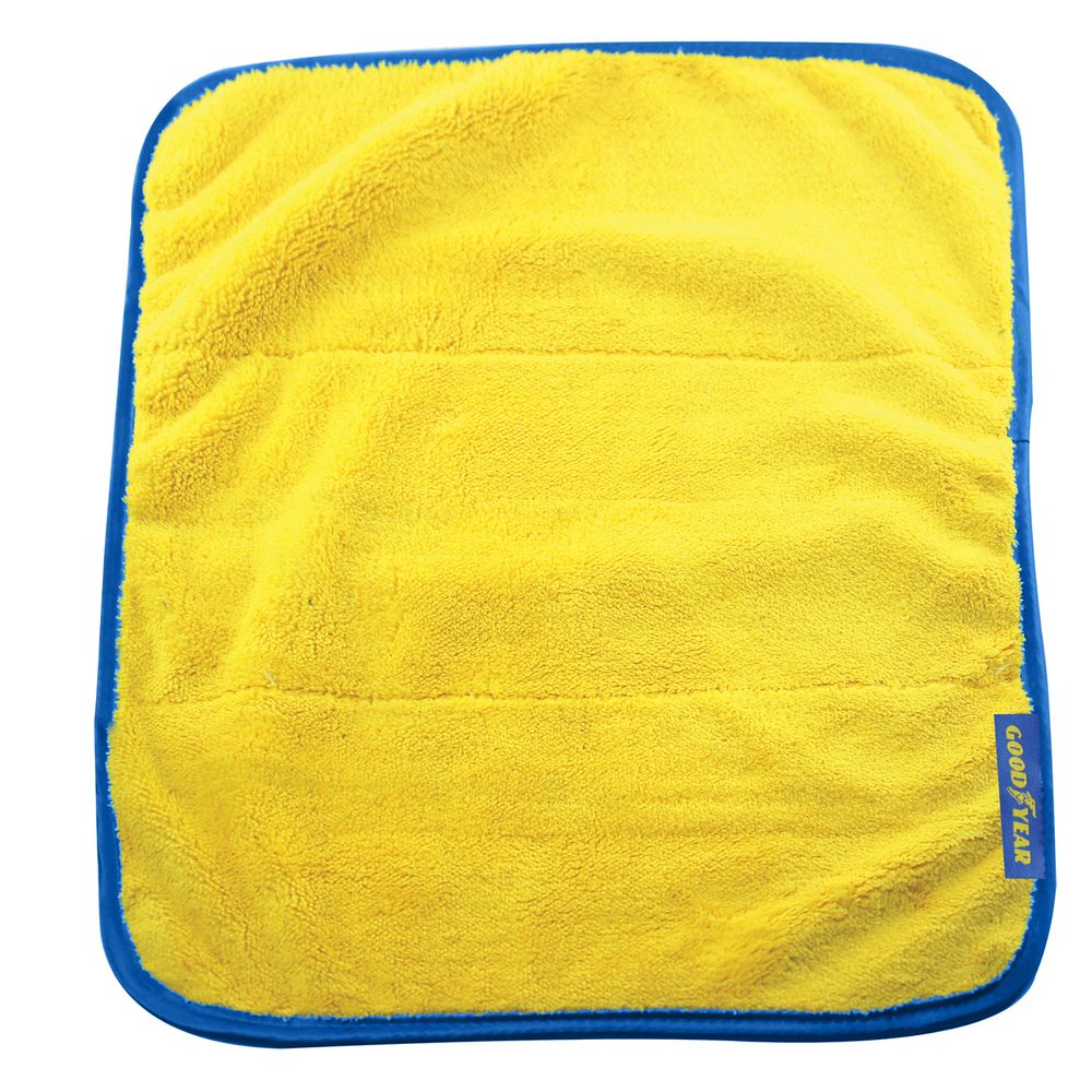 Goodyear Microfibre Synthetic Chamois Car Cleaning Cloth Buffing Wash Absorbent