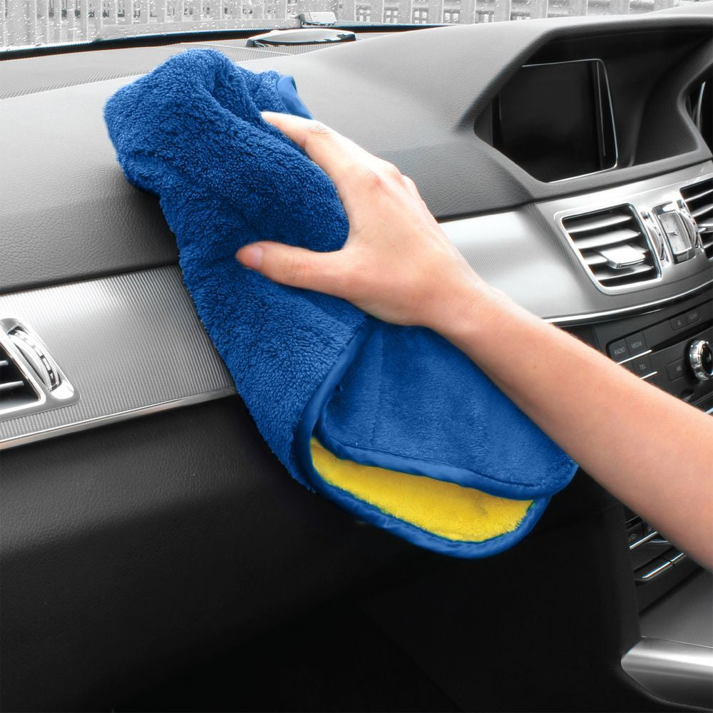 Goodyear Microfibre Synthetic Chamois Car Cleaning Cloth Buffing Wash Absorbent