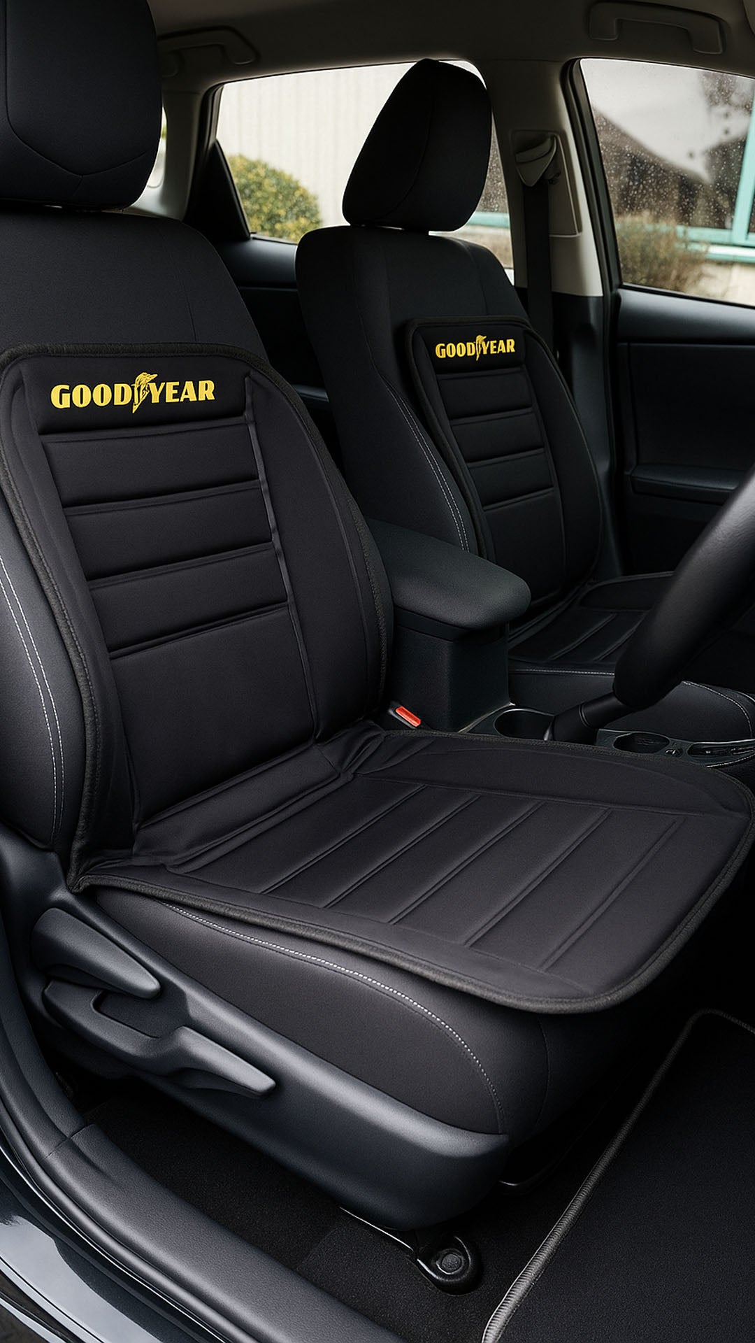 Goodyear Luxury Heated Car Seat Cushion Heater Aftermarket Universal Fit 12V