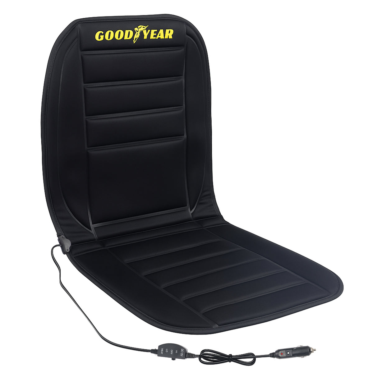 Goodyear Luxury Heated Car Seat Cushion Heater Aftermarket Universal Fit 12V