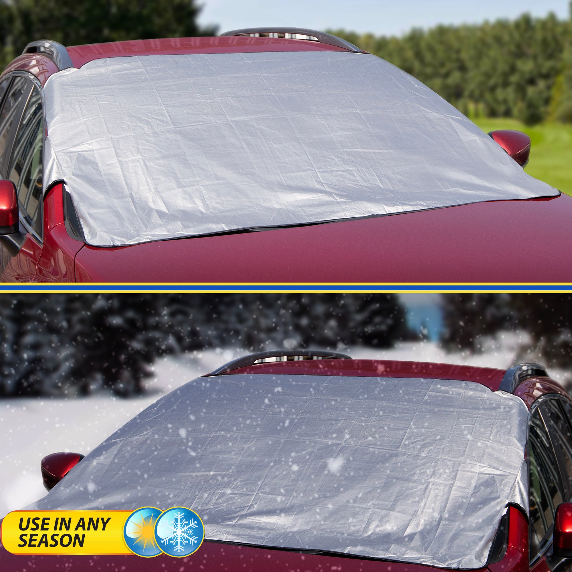 Goodyear Magnetic Car Windscreen Cover | Protect  Snow Frost Freezing Windshield