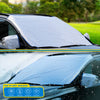 Goodyear Quilted Car Windscreen Cover|Wing Mirror Covers | Snow Ice Frost