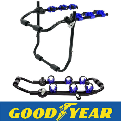 Goodyear 3 Bicycle Carrier Car Rack Bike Cycle High Quality Rear Boot Mount