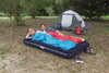 Double Air Bed Built In Pump Camping Sleeping Inflatable Mattress 203x152x28cm