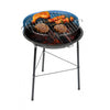 Portable Charcoal BBQ Barbecue Cooking Grill Garden Outdoor 33cm Round Patio Cam