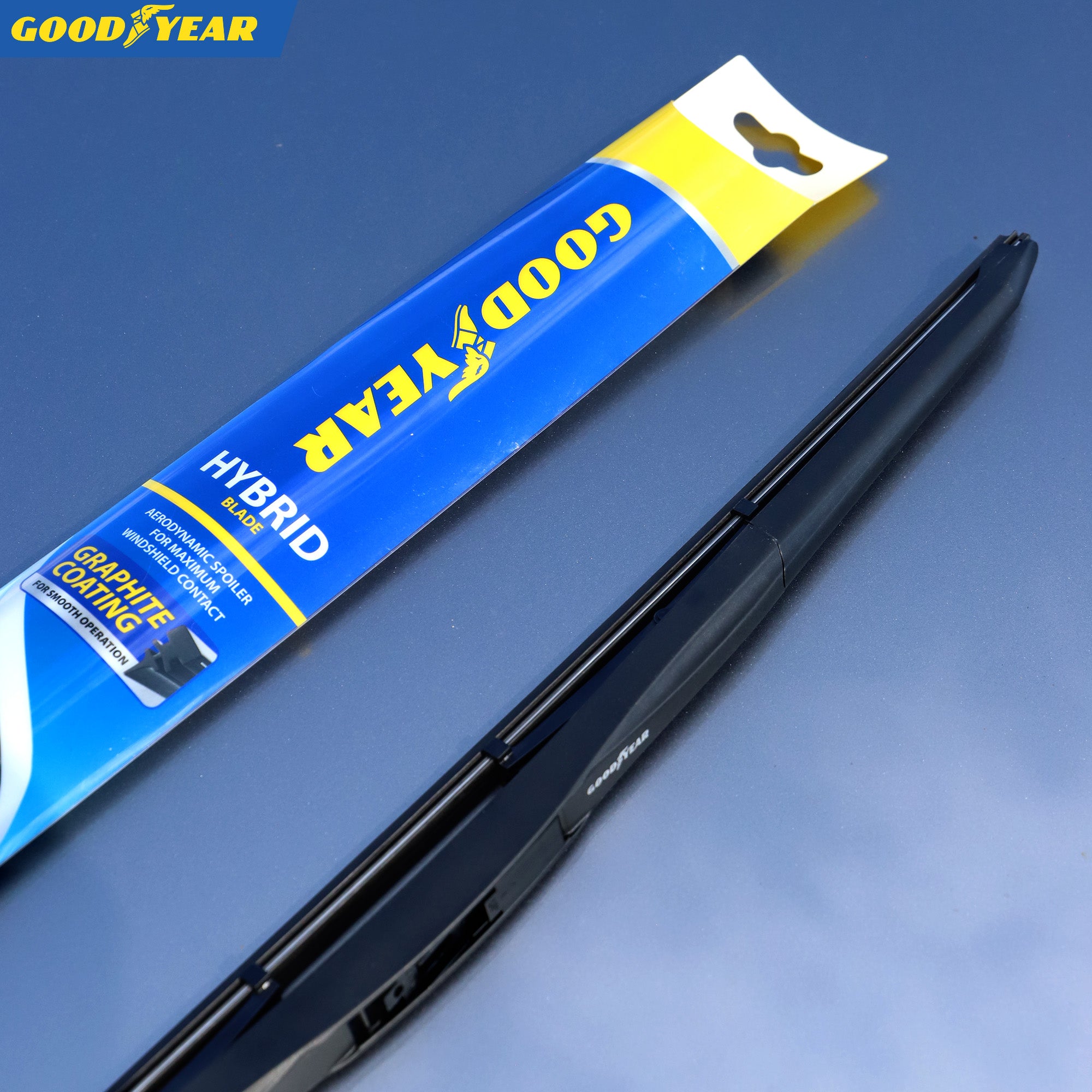 Goodyear Hybrid Windscreen Wiper Blades EasySnap Car Universal Replacement 24