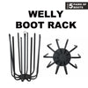 5 Pair Wellington Boot Shoe Rack Stand Storage Wellie Welly Holder Organizer