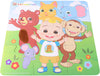 Cocomelon 2 Touch and Feel Baby Puzzles Educational Jigsaw Puzzle Game Sensory