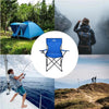 Camping Chair Lightweight Folding Portable Outdoors with Cup Holder Beach Camp