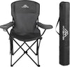 Camping Chair Lightweight Folding Portable with Cup Holder and Side Pocket Camp