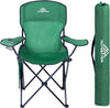 Camping Chair Lightweight Folding Portable with Cup Holder and Side Pocket Camp