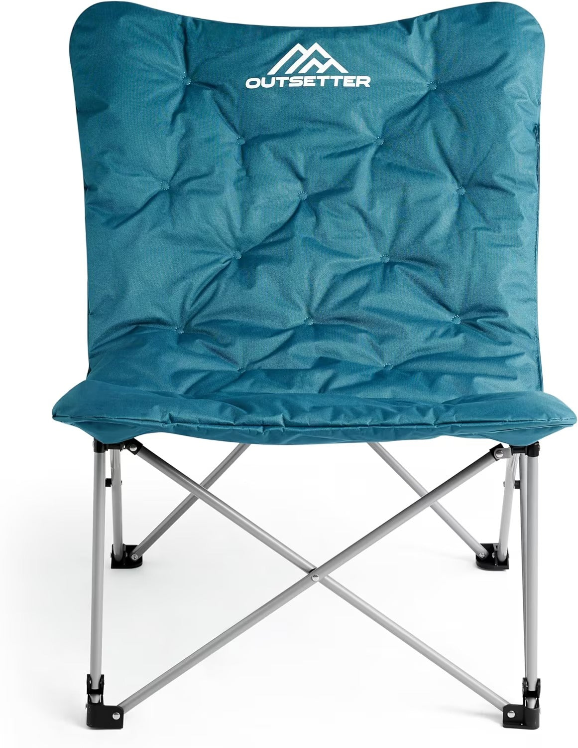 Adult Camping Garden Festival Folding Chair with Oversized Padded Comfy Cushion