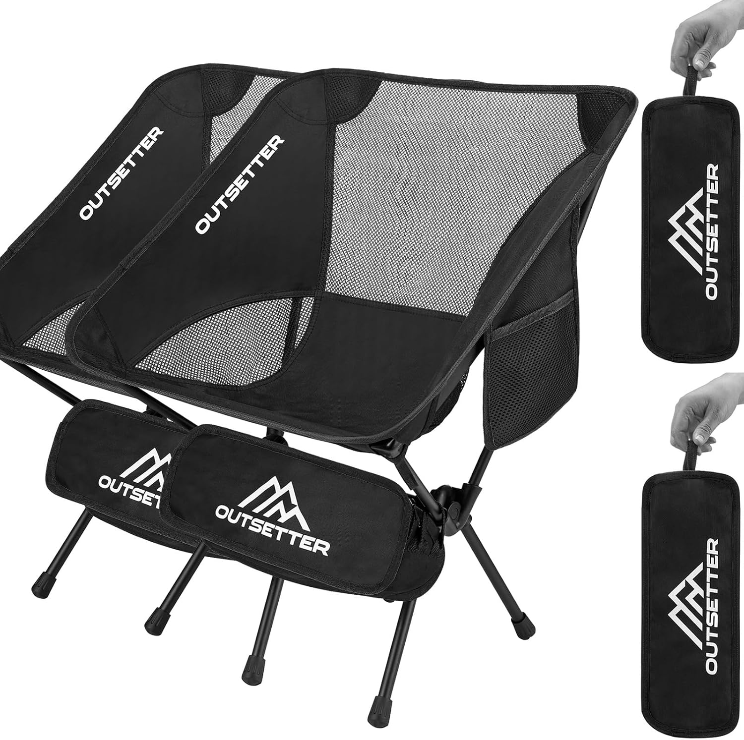 Folding Chair Compact Portable Ultralight Fishing Camping Chair with Carry Bag