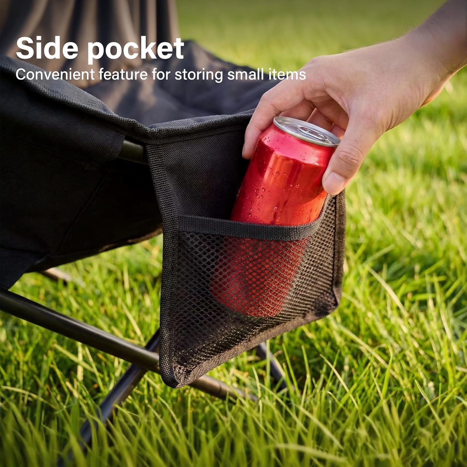 Folding Camping Chair Portable Outdoor Backpacking Compact Lightweight Carry Bag