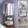 Heavy Duty Clothes Rail Rack Garment Hanging Display Stand Shoes Storage Shelves