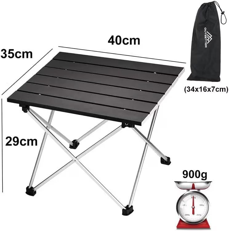 Portable Camping Table Outdoor Folding Compact Picnic Hiking Garden BBQ Barbecue