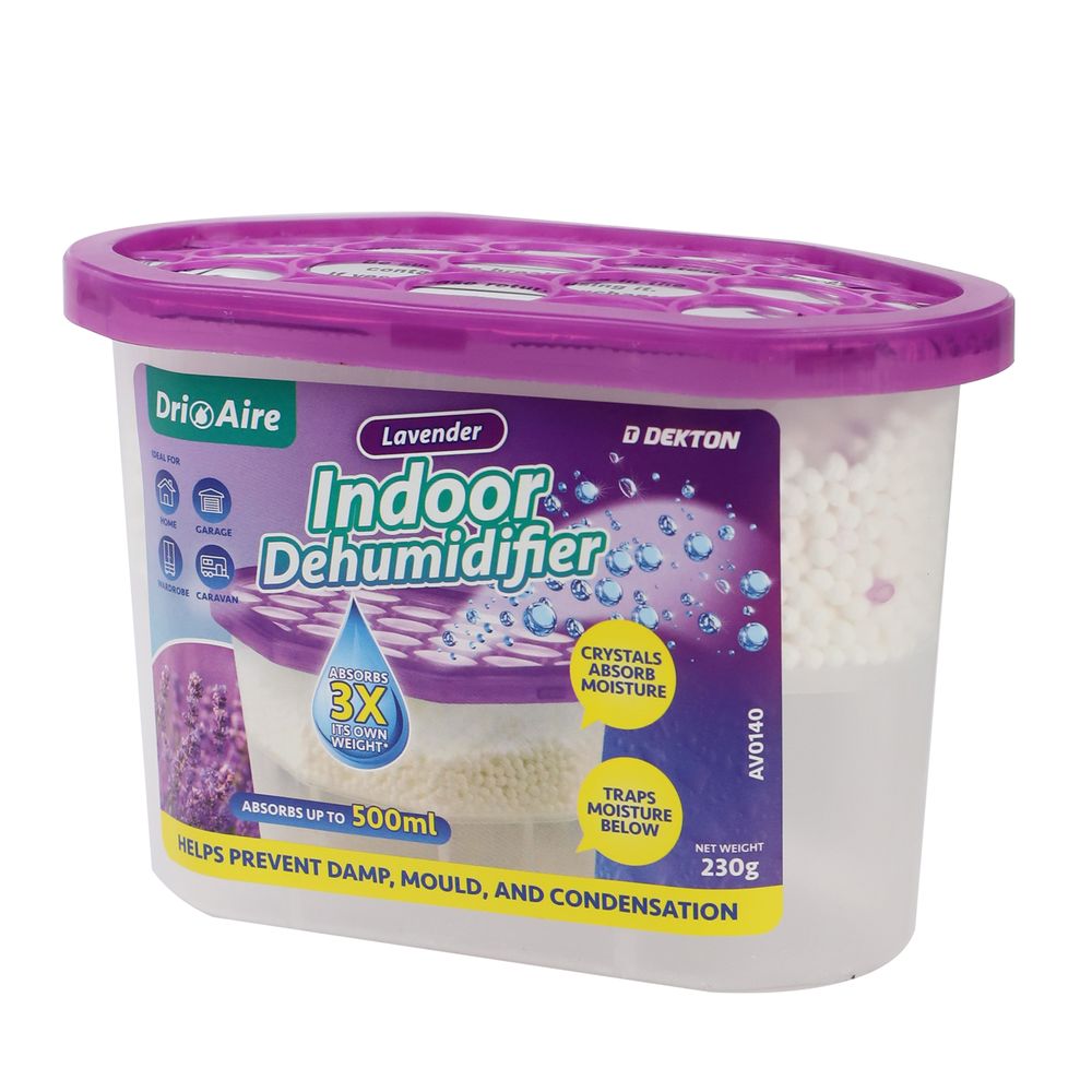 Dekton Dri Aire Indoor Dehumidifier Interior Damp Moisture Mould Mildew 500ml