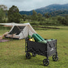 Heavy Duty Folding Hand Cart Garden Wagon Trolley Festival Camping Beach