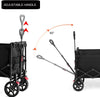 Heavy Duty Folding Hand Cart Garden Wagon Trolley Festival Camping Beach