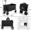 Heavy Duty Folding Hand Cart Garden Wagon Trolley Festival Camping Beach