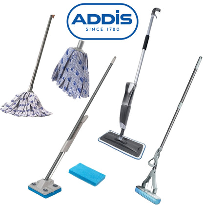 Addis Superdry Plus Spray Flat Cloth Mop Refill Sponge Hard Floor Cleaning Home