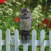 Large Realistic Owl Decoy Deterrent Bird Pigeon Rodents Crow Scare Statue Deter