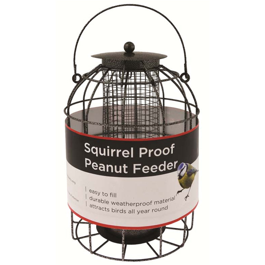 Garden Seed Peanut Fat Ball Wild Bird Feeder Hanging Squirrel Proof Garden Feed