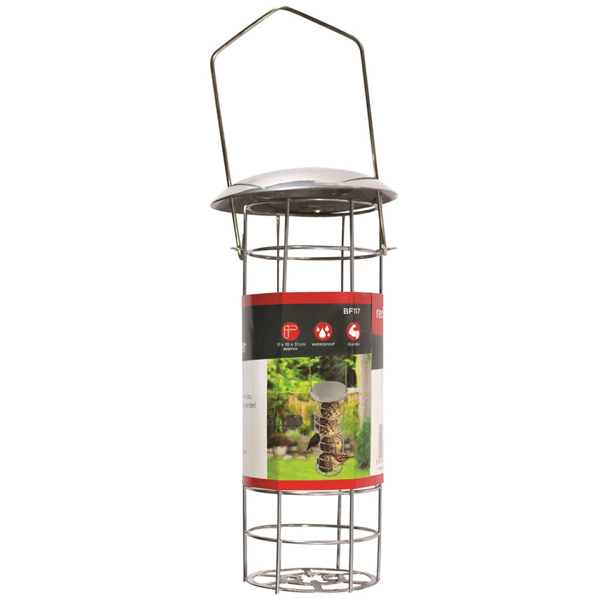 Garden Seed Peanut Fat Ball Wild Bird Feeder Hanging Squirrel Proof Garden Feed