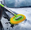 Telescopic Car Cleaning Brush Soft Microfiber Mop Wash Kit Scratch + 2 Mittens