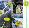 Telescopic Car Cleaning Brush Soft Microfiber Mop Wash Kit Scratch + 2 Mittens