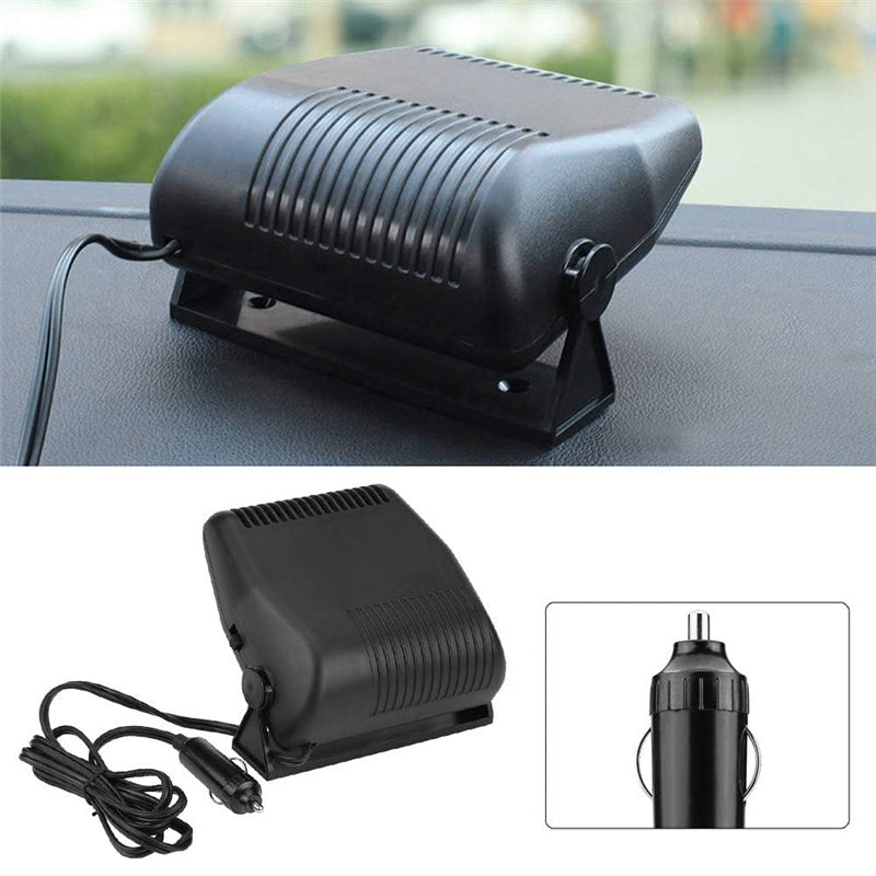 Portable Electric Car Heater 12V Ceramic Heating Fan Defogger Defroster Demister