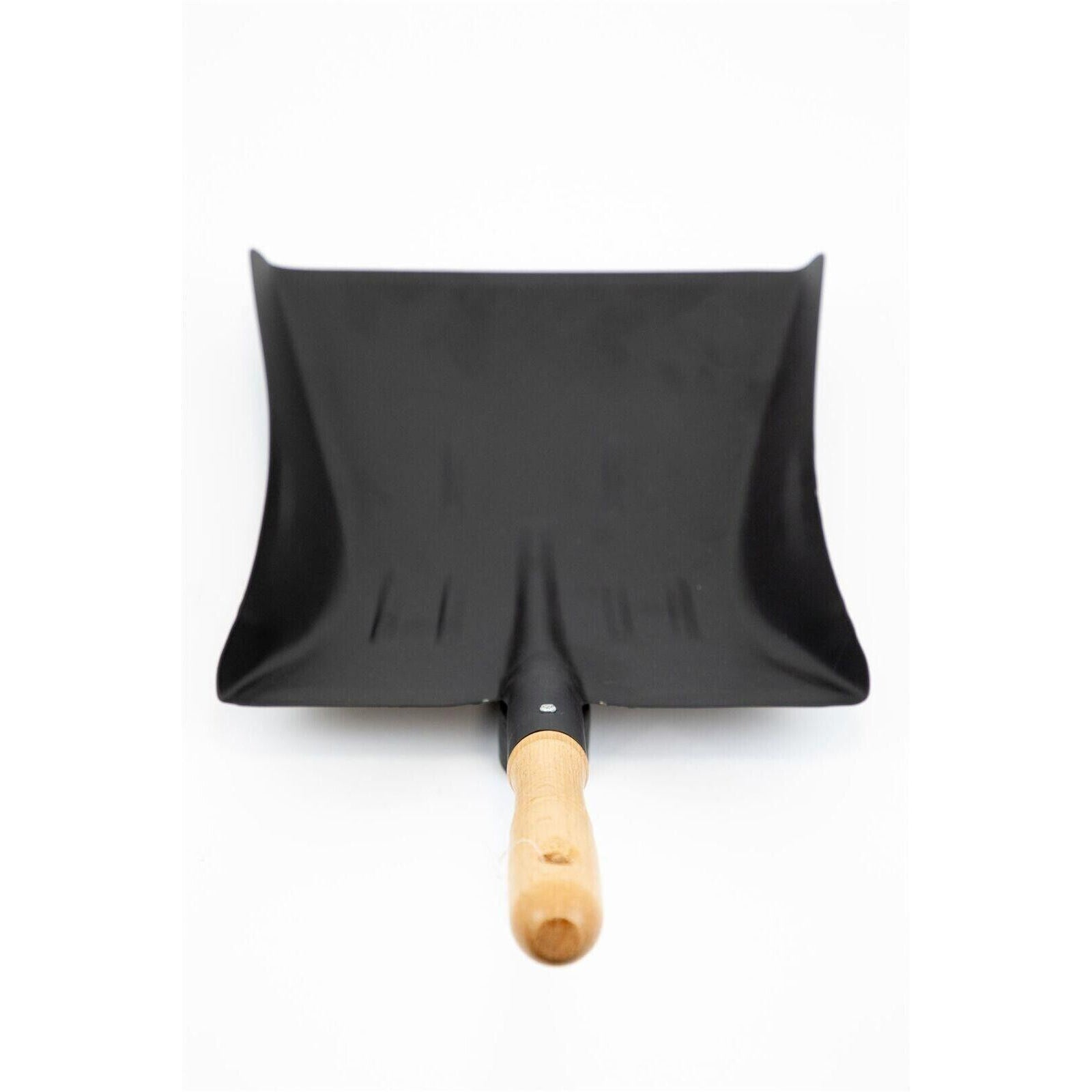 Metal Dust Pan Wooden Handle Home Garden Shovel Heavy Duty Multipurpose Fire