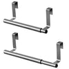 Extendable Over Cabinet Towel Rail Cupboard Kitchen Holder Rack Towel Bar Steel