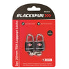 2Pc Blackspur 20mm TSA Luggage Locks Steel Padlock Travel Suitcase 4 Keys