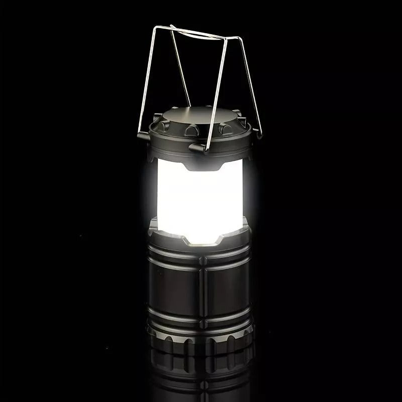 Collapsible Cob LED Light Lantern Camping Fishing Outdoor Hanging Battery ABS