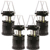 Collapsible Cob LED Light Lantern Camping Fishing Outdoor Hanging Battery ABS