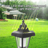 2/4Pcs Solar Wall Lanterns Led Powered Wall Light Lamp Outdoor Garden Patio Door