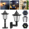 2/4Pcs Solar Wall Lanterns Led Powered Wall Light Lamp Outdoor Garden Patio Door