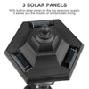 2/4Pcs Solar Wall Lanterns Led Powered Wall Light Lamp Outdoor Garden Patio Door