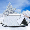 Car Reversible Windshield Aluminium Windscreen Cover Snow Ice Frost Sun UV Dust