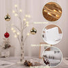 Small Birch Twig Tree Pre-Lit 24 Warm White LED USB Battery Operated Festive